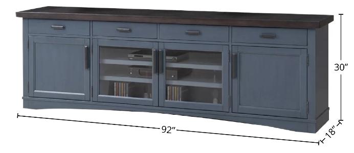 AMERICANA MODERN - DENIM 92 IN. TV CONSOLE