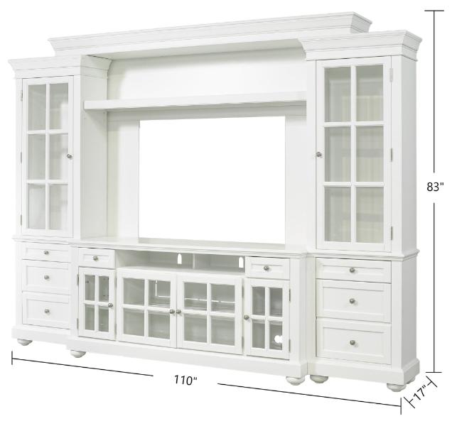 CAPE COD 4-PIECE 63" ENTERTAINMENT WALL