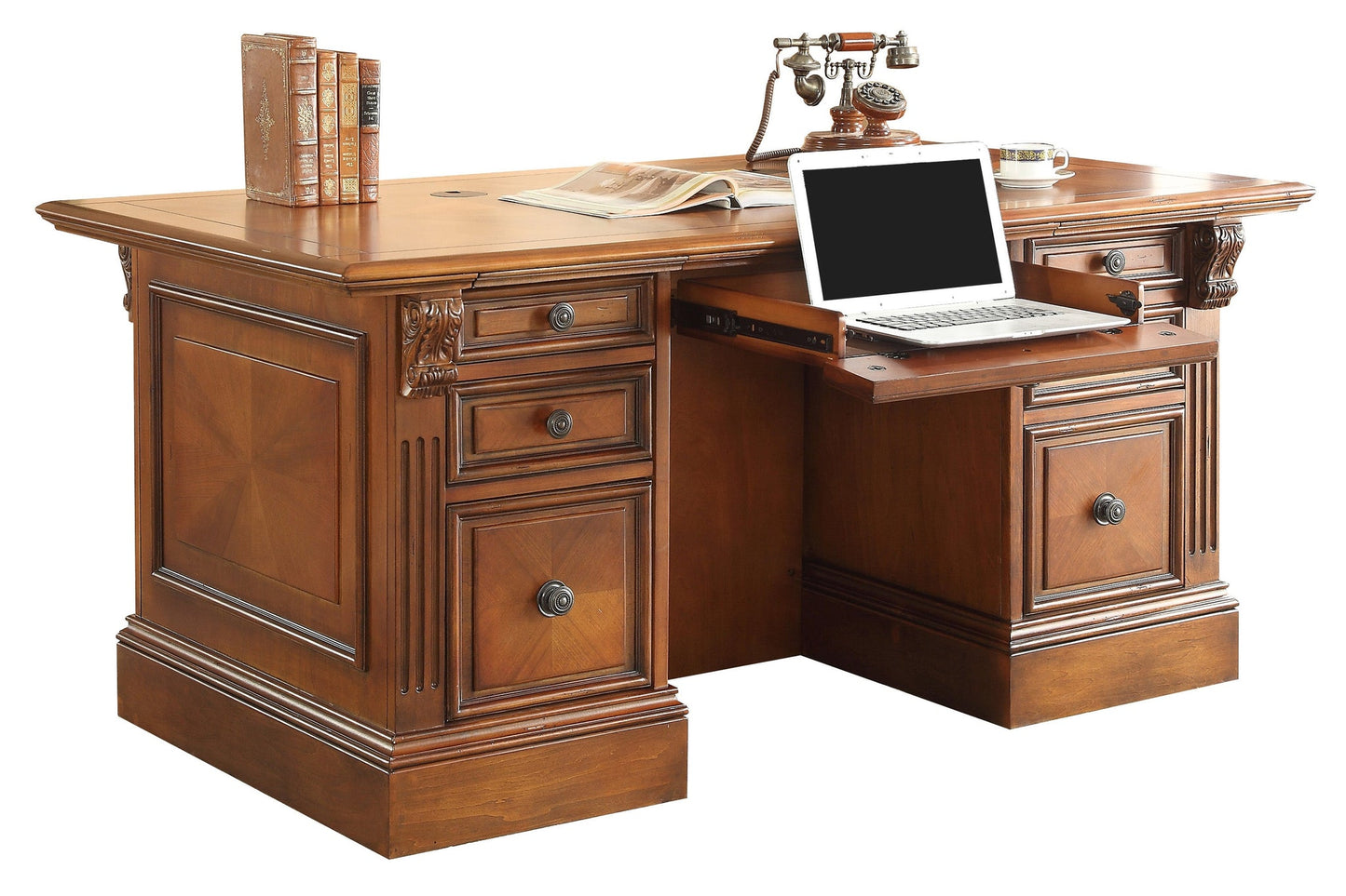 HUNTINGTON DOUBLE PEDESTAL EXECUTIVE DESK