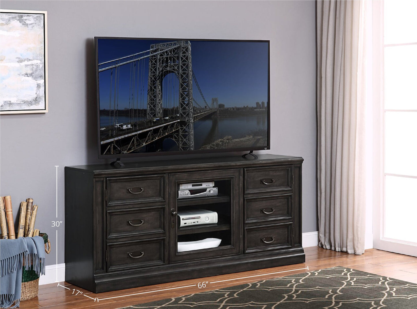 WASHINGTON HEIGHTS 66 IN. TV CONSOLE