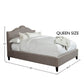 JAMIE - FALSTAFF QUEEN BED 5/0 (GREY)