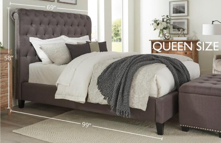 CAMERON - SEAL QUEEN BED 5/0