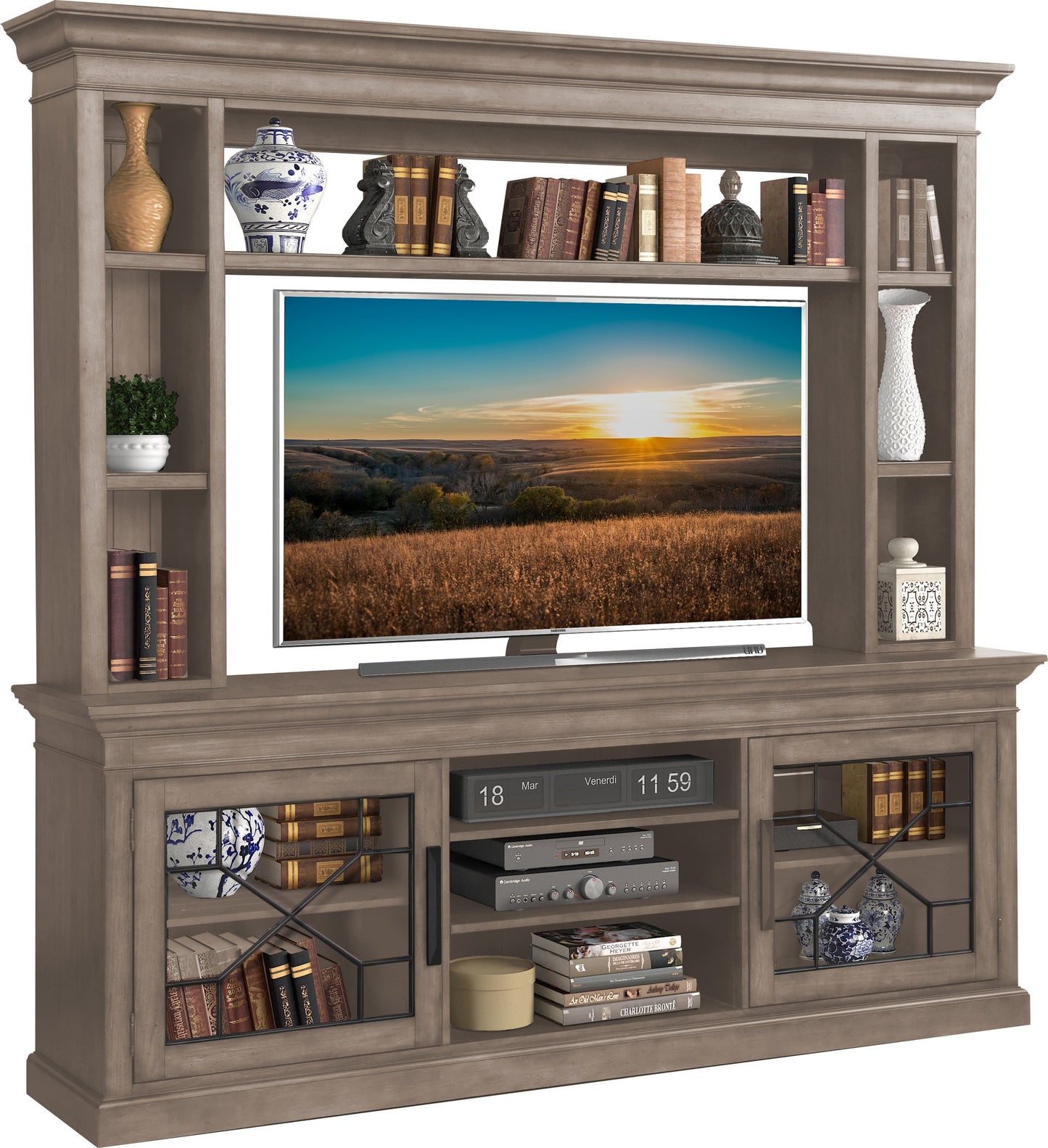 SUNDANCE - SANDSTONE 92 IN. CONSOLE WITH HUTCH