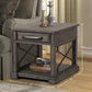 SUNDANCE - SMOKEY GREY END TABLE