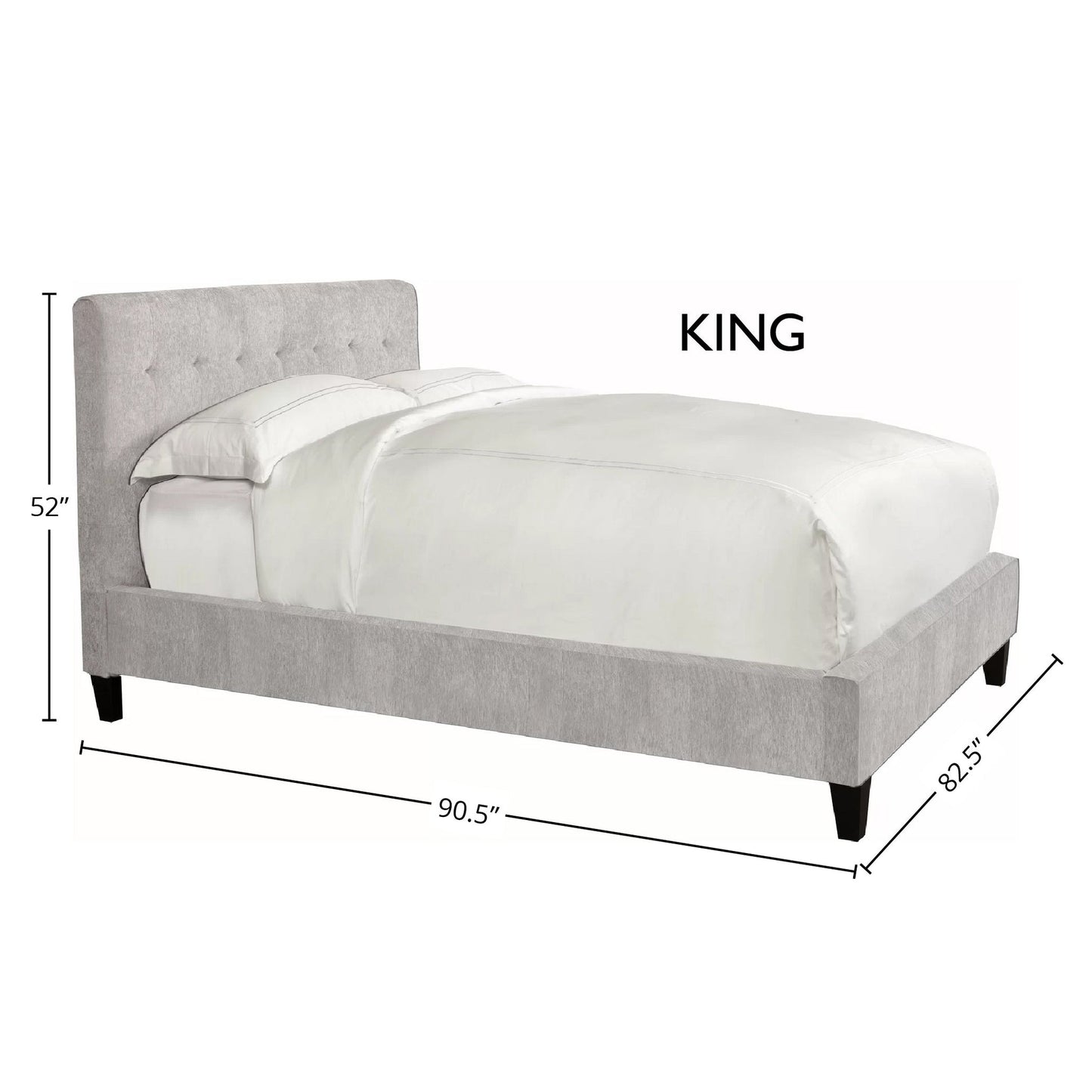 JODY - PORCELAIN KING BED 6/6 (NATURAL)