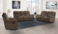 COOPER - SHADOW BROWN MANUAL TRIPLE RECLINING SOFA