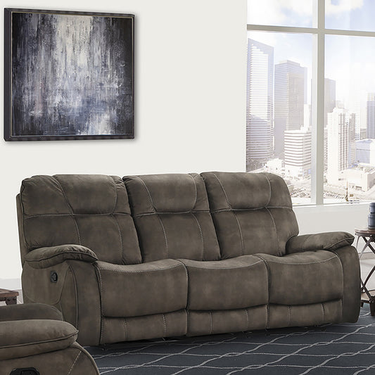 COOPER - SHADOW BROWN MANUAL TRIPLE RECLINING SOFA