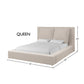 HEAVENLY - FLAX NATURAL QUEEN BED WITH COMFORT PILLOWS 5/0