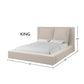 HEAVENLY - FLAX NATURAL KING BED WITH COMFORT PILLOWS 6/6