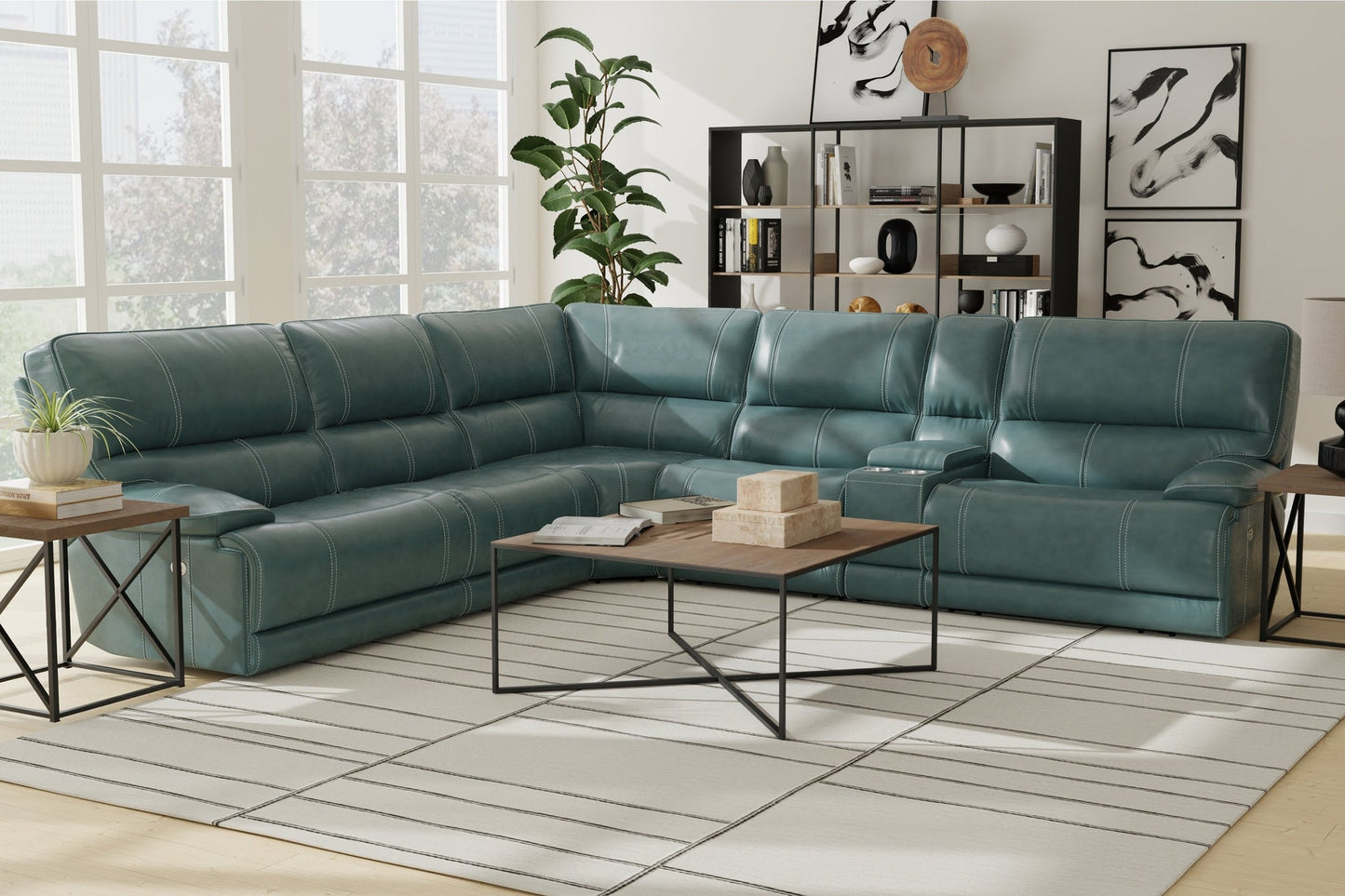 SHELBY - CABRERA AZURE POWER MODULAR SECTIONAL