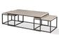 CROSSINGS MONACO RECTANGULAR NESTING COCKTAIL TABLE