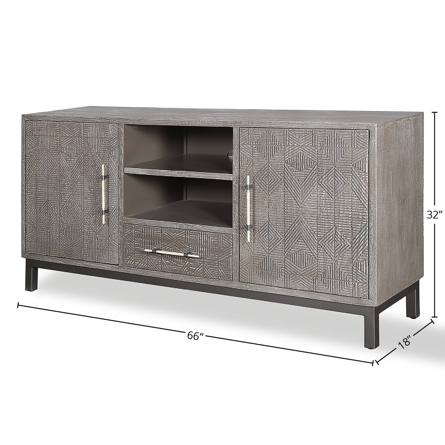 CROSSINGS SERENGETI 66 IN. TV CONSOLE