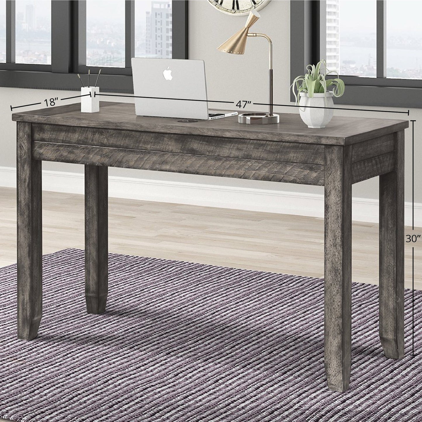 TEMPE - GREY STONE 47 IN. WRITING DESK