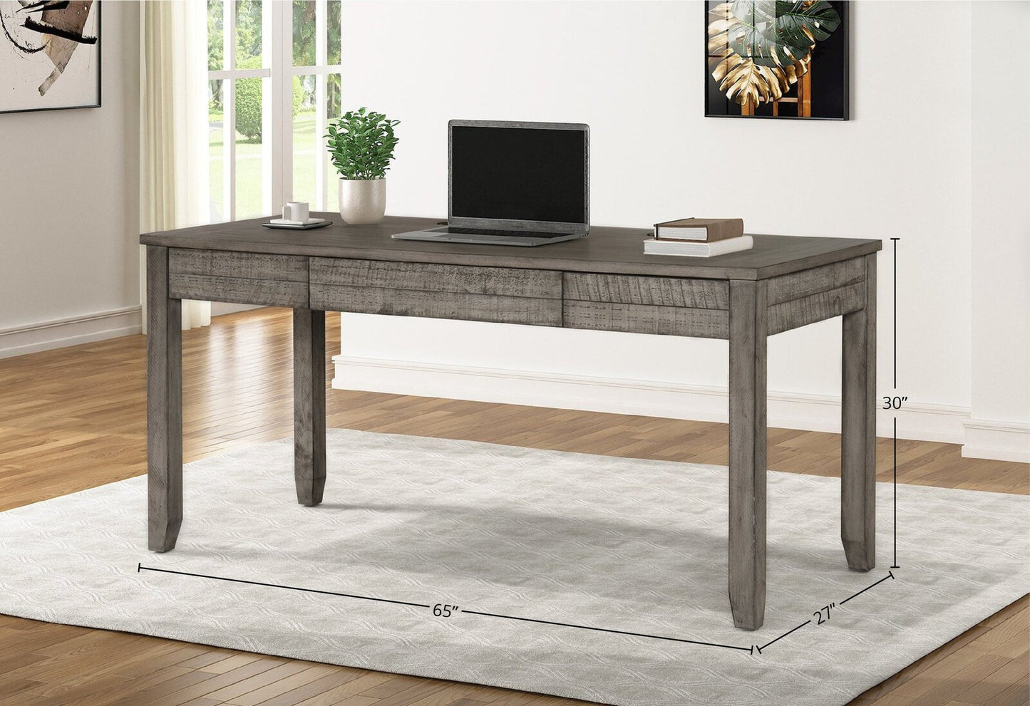 TEMPE - GREY STONE 65 IN. WRITING DESK