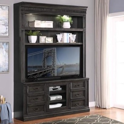 WASHINGTON HEIGHTS 66 IN. TV CONSOLE WITH HUTCH