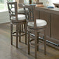 SUNDANCE DINING - SANDSTONE SWIVEL BAR STOOL GRID BACK