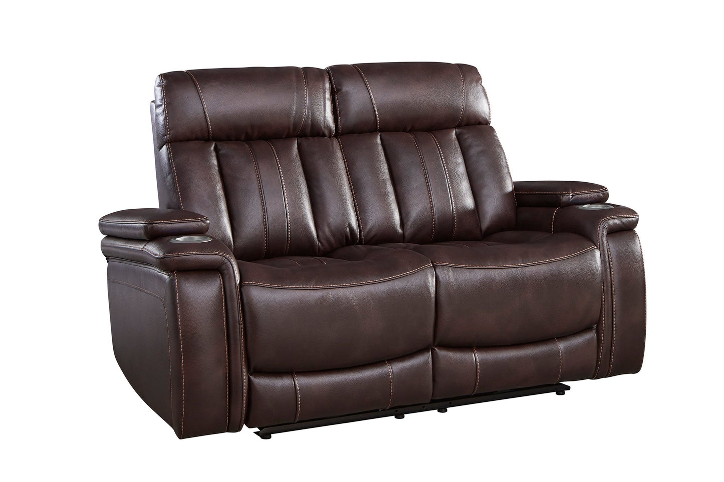 ROYCE - FANTOM BROWN POWER LOVESEAT