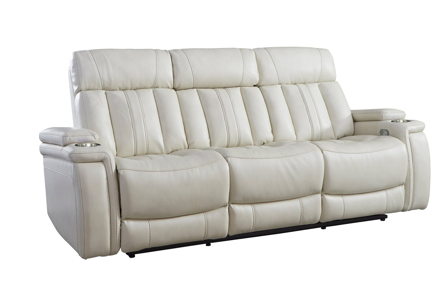 ROYCE - FANTOM IVORY POWER DROP DOWN CONSOLE SOFA