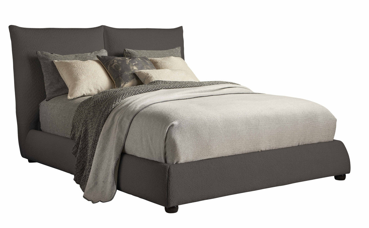 CUMULUS - COZY CHARCOAL QUEEN BED 5/0