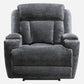 DALTON - LUCKY CHARCOAL POWER RECLINER