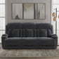 DALTON - LUCKY CHARCOAL POWER SOFA