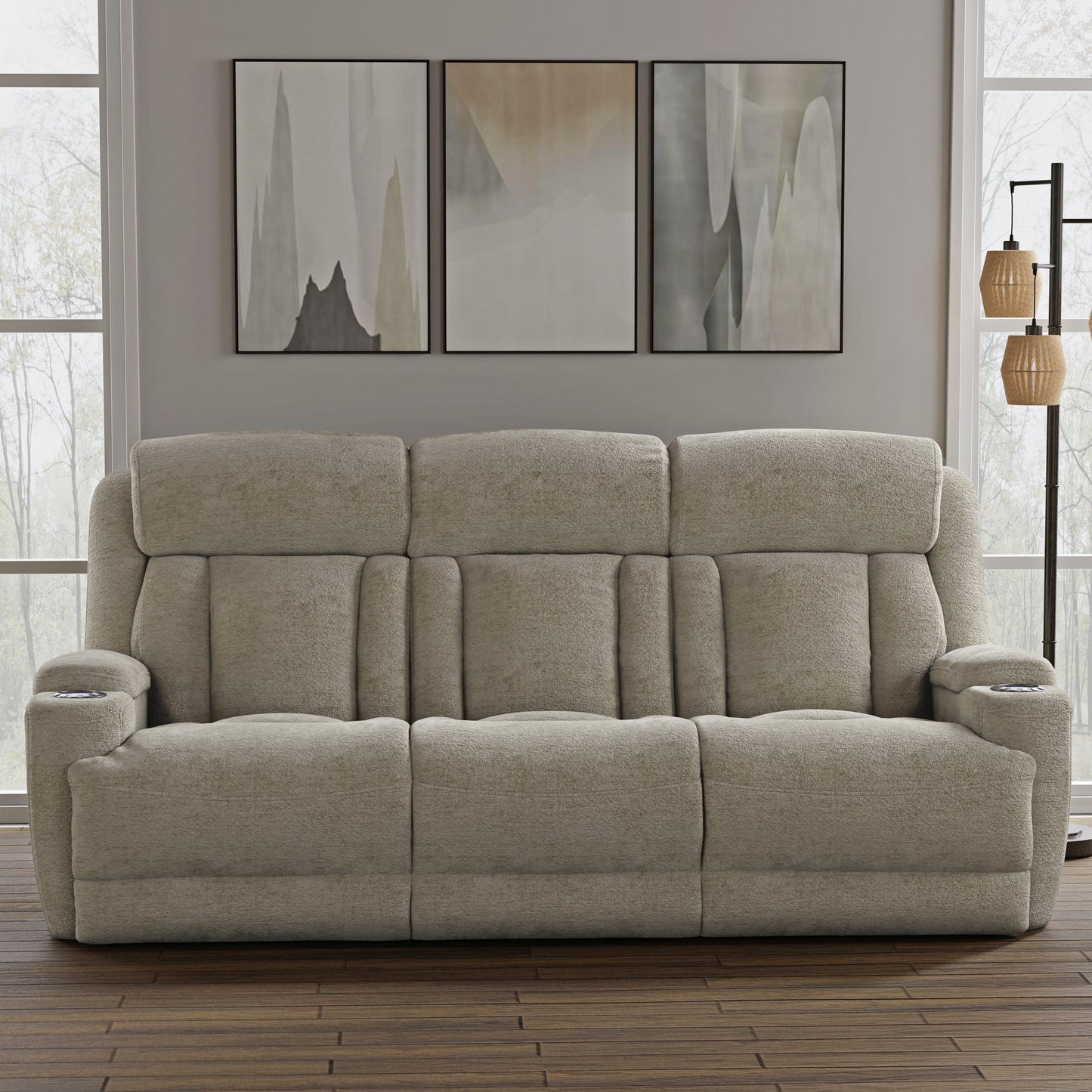 DALTON - LUCKY FAWN POWER SOFA