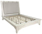 AMERICANA MODERN BEDROOM KING 6/6 PLATFORM BED (1166HBW_PAD/1166FB/115066R)