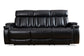 ROYCE - MIDNIGHT POWER DROP DOWN CONSOLE SOFA