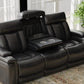 ROYCE - MIDNIGHT POWER DROP DOWN CONSOLE SOFA