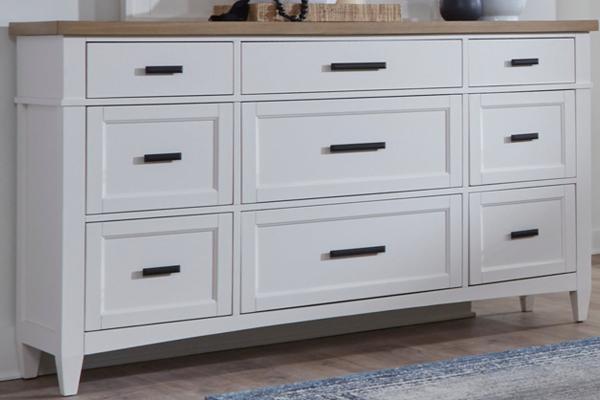 AMERICANA MODERN BEDROOM 9 DRAWER DRESSER