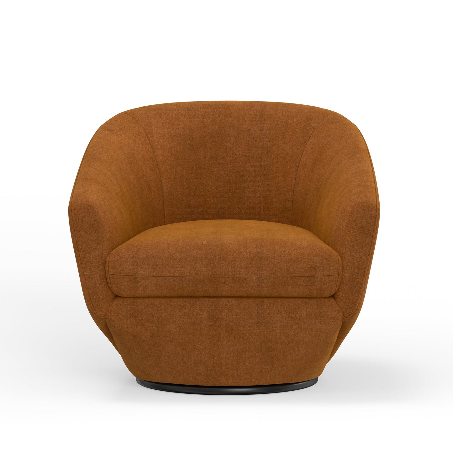 THE TWIST - ELISE RUST ACCENT SWIVEL CHAIR