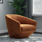 THE TWIST - ELISE RUST ACCENT SWIVEL CHAIR