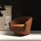 THE TWIST - ELISE RUST ACCENT SWIVEL CHAIR