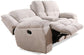 BUSTER - OPAL TAUPE MANUAL DUAL RECLINING CONSOLE LOVESEAT