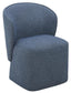 BONGO QUARTERMASTER INDIGO DINING CHAIR (2/CTN - SOLD IN PAIRS)