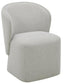 BONGO QUARTERMASTER LINEN DINING CHAIR (2/CTN - SOLD IN PAIRS)