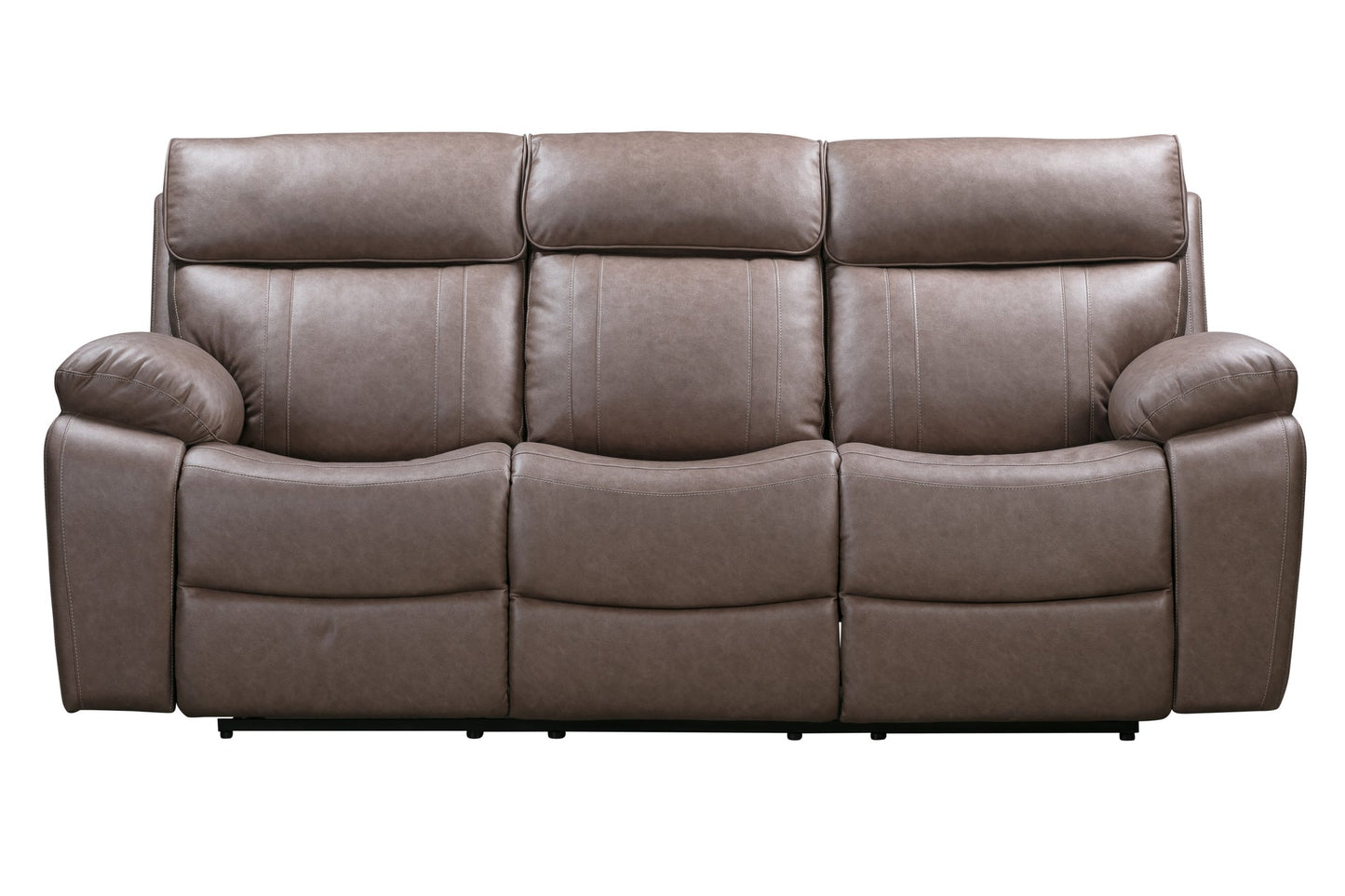 THEON - STOKES TOFFEE MANUAL SOFA WITH DROP DOWN TABLE