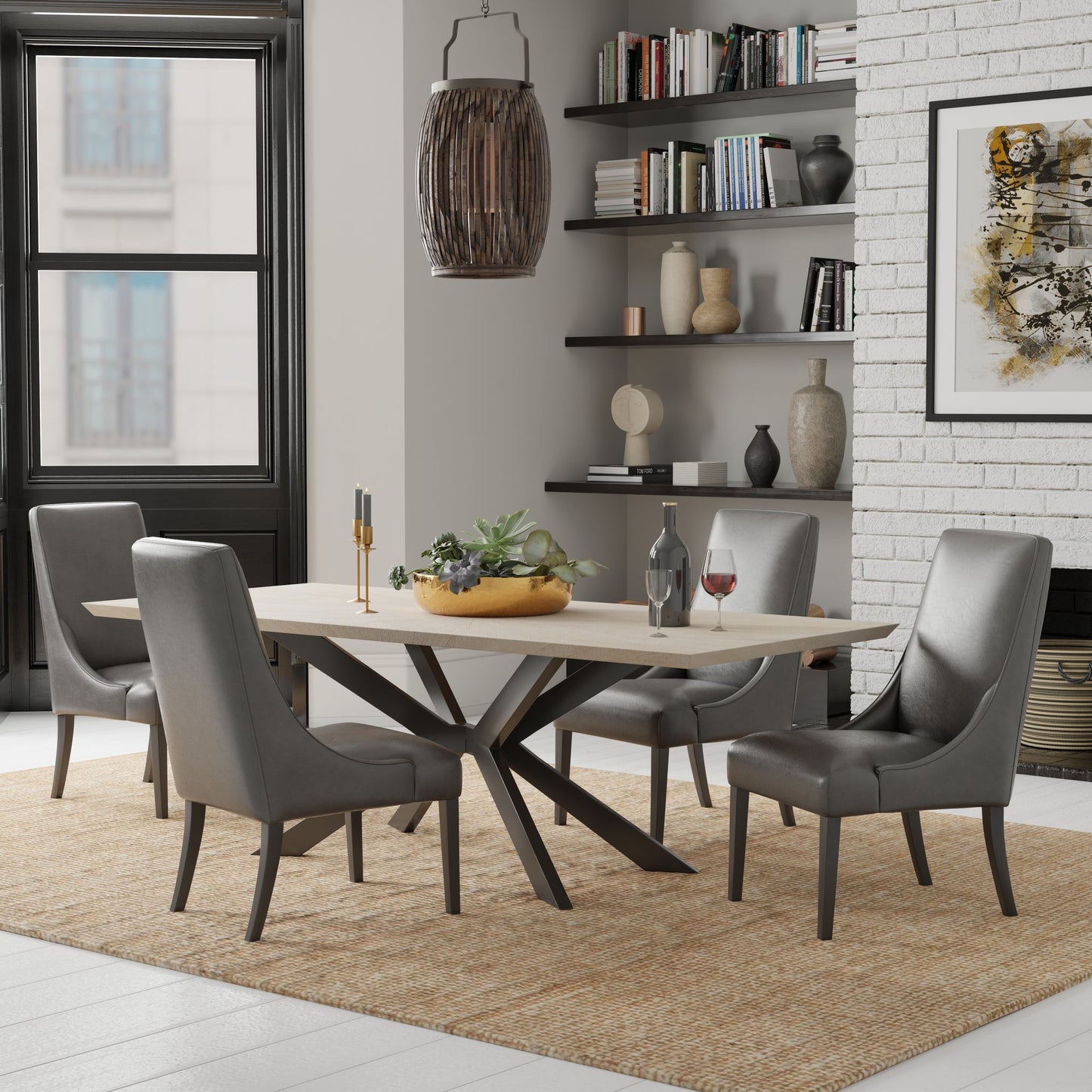 SIERRA COPLEY SLATE DINING CHAIR (2/CTN - SOLD IN PAIRS)