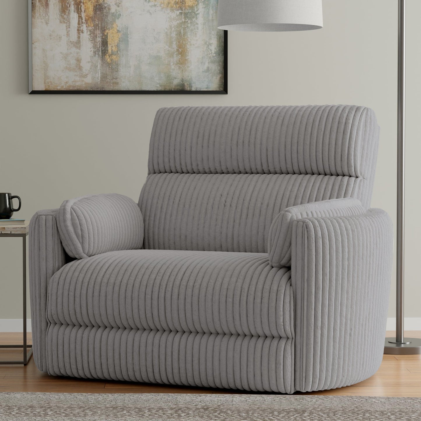 RADIUS - MEGA GREY XL POWER GLIDER RECLINER