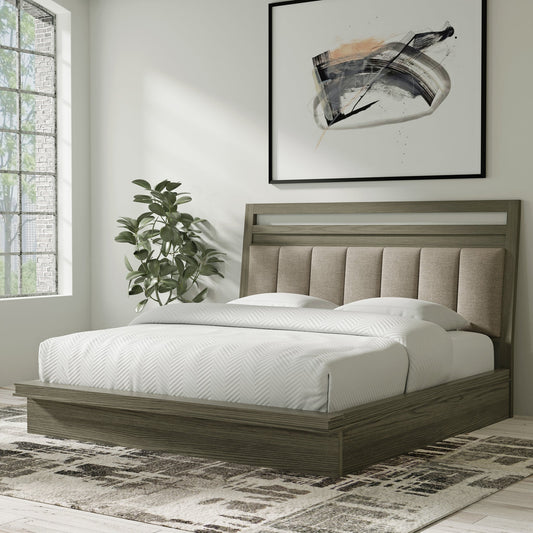 PURE MODERN BEDROOM KING 6/6 PLATFORM BED (1266HB/1266FB/125066R)