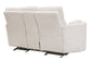 RADIUS - MEGA IVORY POWER GLIDER CONSOLE LOVESEAT