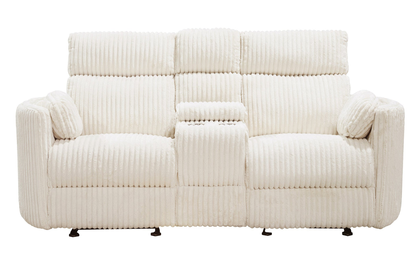 RADIUS - MEGA IVORY POWER GLIDER CONSOLE LOVESEAT