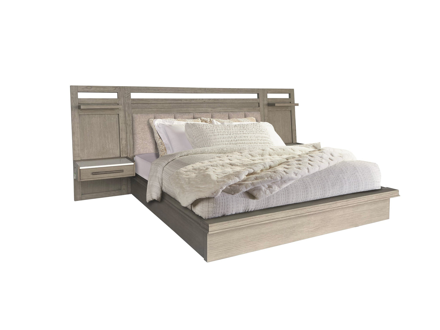 PURE MODERN BEDROOM KING 6/6 PLATFORM WALL BED (1266HB/1266FB/125066R/52250P)