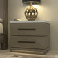 PURE MODERN BEDROOM QUARTZ TOP NIGHTSTAND