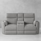 RADIUS - MEGA GREY POWER GLIDER CONSOLE LOVESEAT