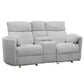 RADIUS - MEGA GREY POWER GLIDER CONSOLE LOVESEAT