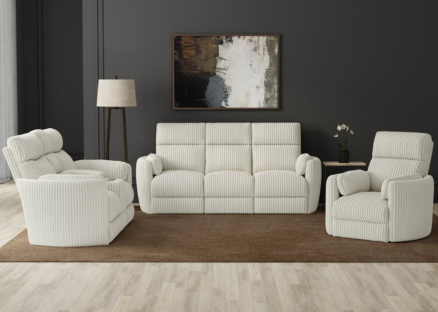 RADIUS - MEGA IVORY POWER SOFA