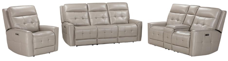 CANTERBURY - PEWTER POWER ZERO GRAVITY SOFA