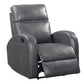 DEVIN - PEBBLE GREY MANUAL RECLINER