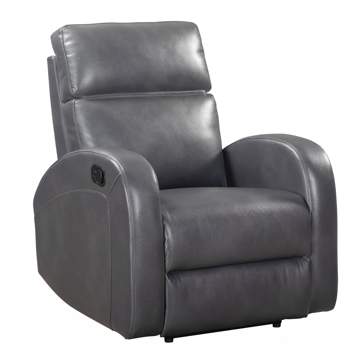 DEVIN - PEBBLE GREY MANUAL RECLINER